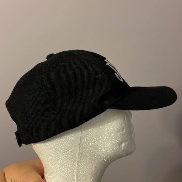 City Hunter I Love Jesus Black Embroidered Baseball Hat Cap OS - Picture 4 of 14